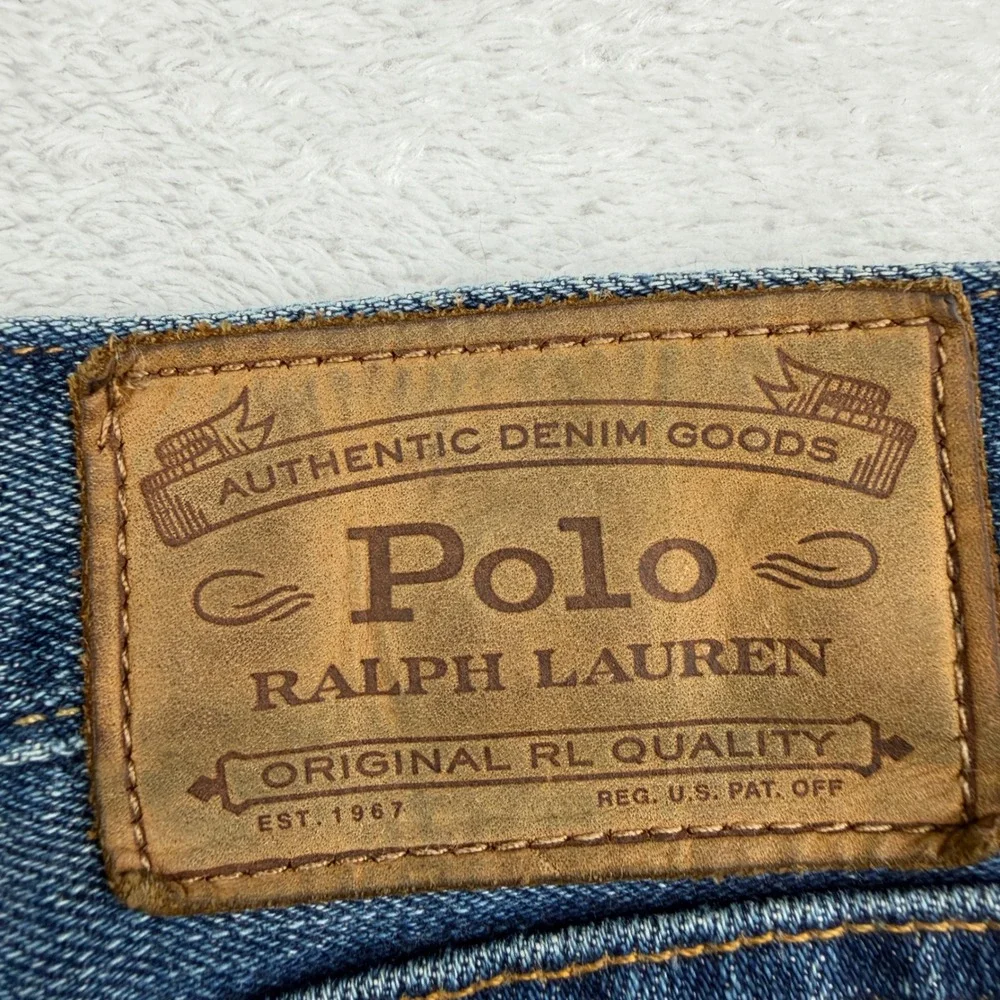Polo Ralph Lauren Classic Fit Jeans Mens 40x32 Blue Denim Medium Wash Straight
